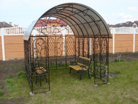 Беседка из ковки своими руками - дорогой, но практически эксклюзивный вариант