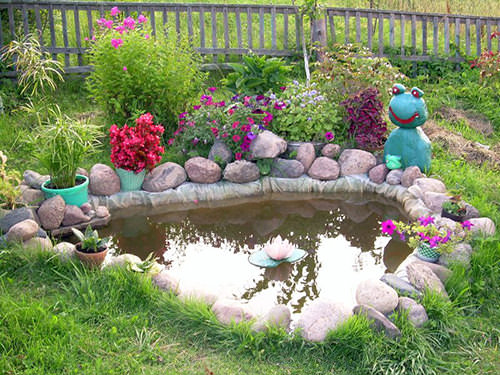 Как создать небольшой прудик