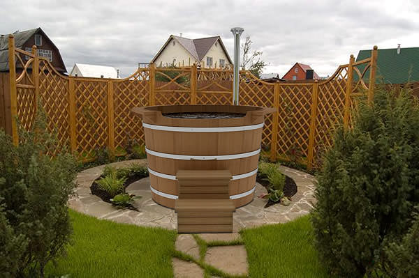 Купель с подогревом – как сделать