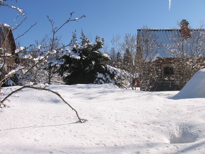 Качественная уборка снега на даче