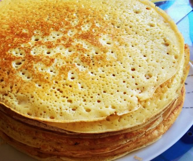 Блины получатся пышными и красивыми