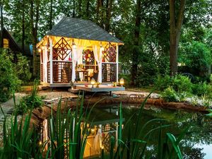 Строительство дачной беседки