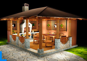 Строительство беседки