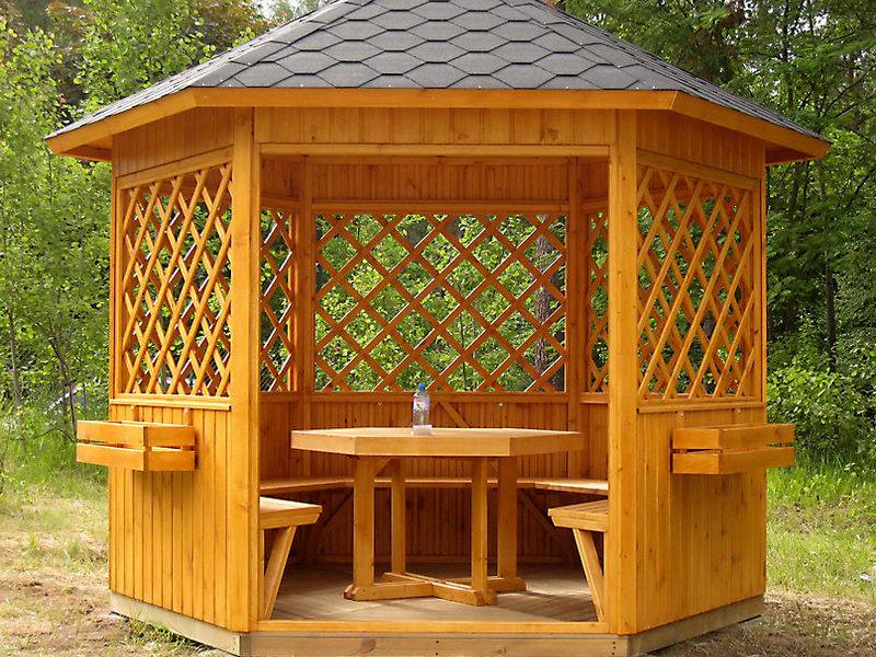 Возведение беседки