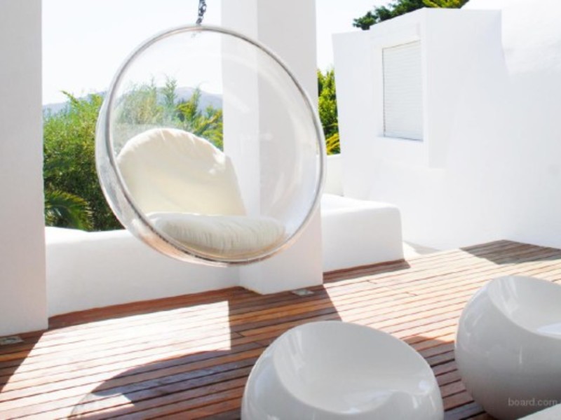 Конструкция подвесного кресла Подвесное кресло в саду