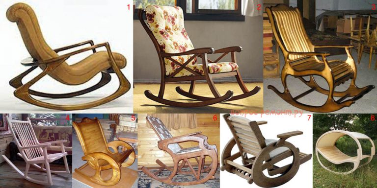 Кресло-качалка своими руками: виды конструкций и материалов, мастер-класспо сборке деревянной модели
