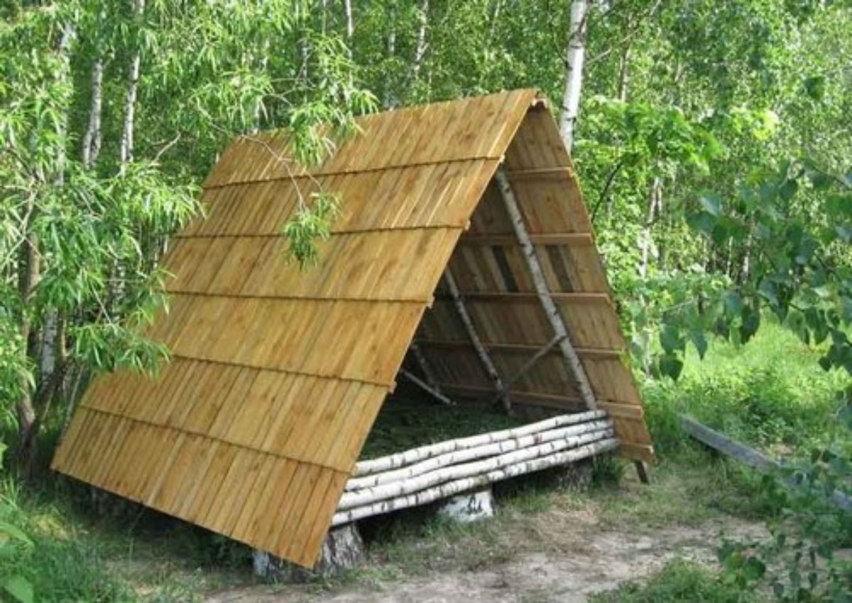 Как построить на даче шалаш для детей своими руками | азинский.рф