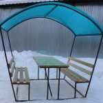 Беседки из поликарбоната
