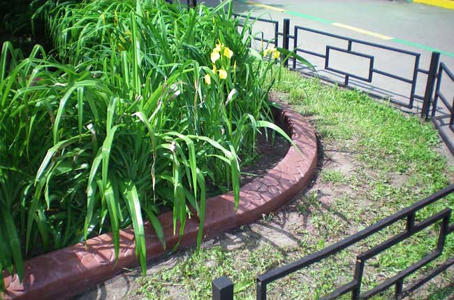 Интересные варианты изготовления декоративных ограждений для клумб