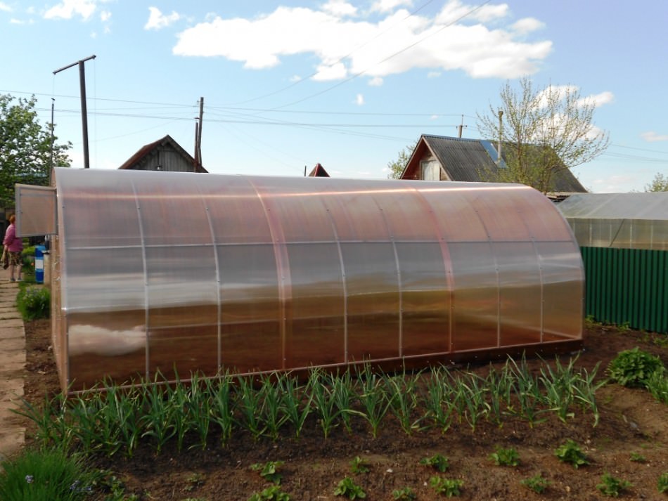 Выбираем сотовый поликарбонат для теплиц на даче