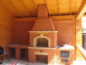 Кирпичные мангалы     Садовые мангалы из кирпича